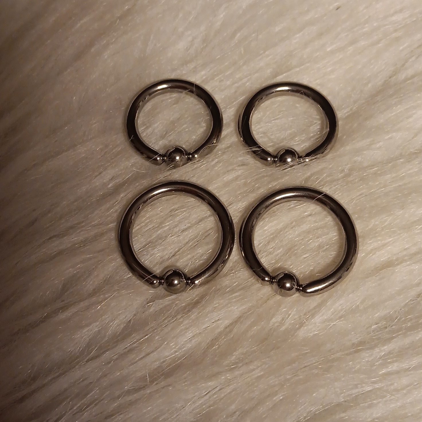 Surgical Steel Captive Hoop Gauges